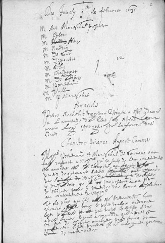 Registre des délibérations municipales 1er février - 24 juin 1635