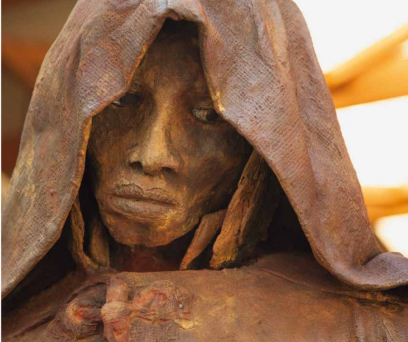 Sculpture ; L'homme et l'enfant