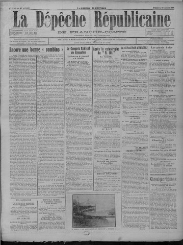 12/10/1930 - La Dépêche républicaine de Franche-Comté [Texte imprimé]