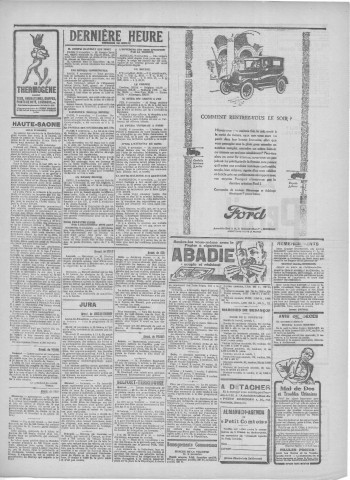 10/11/1925 - Le petit comtois [Texte imprimé] : journal républicain démocratique quotidien