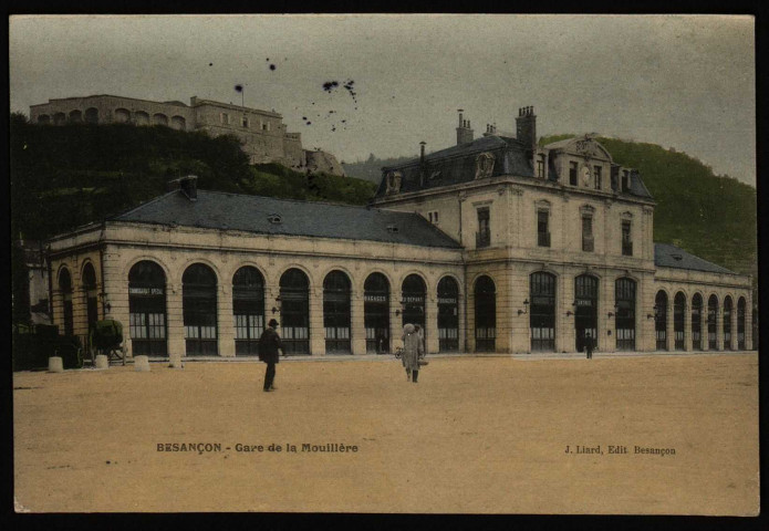Besançon - Besançon - Gare de la Mouillère. [image fixe] , Besançon : B. et Cie Edit. Besançon, 1904/1905