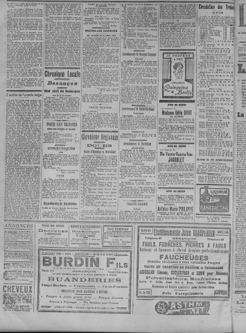 22/10/1914 - La Dépêche républicaine de Franche-Comté [Texte imprimé]