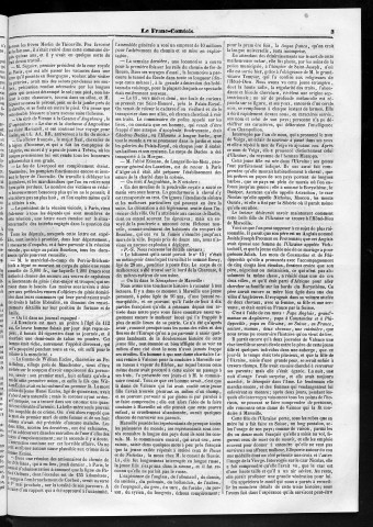 15/10/1842 - Le Franc-comtois - Journal de Besançon et des trois départements