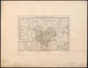 Carte de la Bourgogne et de la Franche-Comté gravée par Vallet. 25 lieues communes de France à 25 au degré = 20 lieues marines de Franche à 20 au degré. [Document cartographique] , 1667/1799