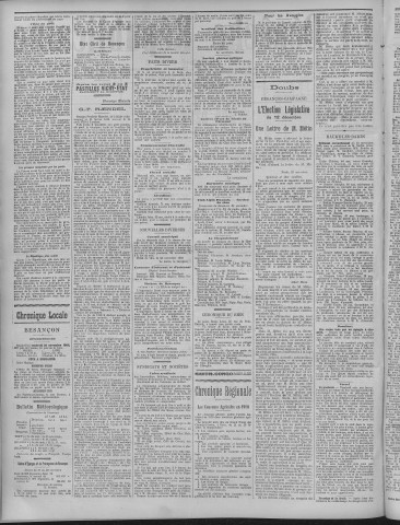 26/11/1909 - La Dépêche républicaine de Franche-Comté [Texte imprimé]
