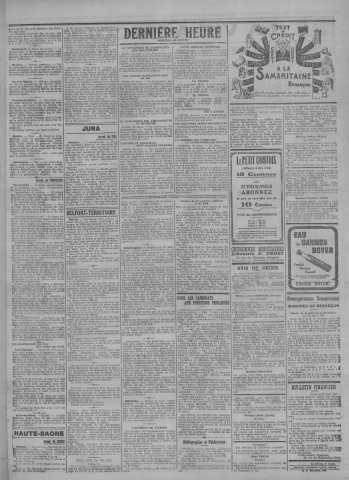 25/03/1925 - Le petit comtois [Texte imprimé] : journal républicain démocratique quotidien