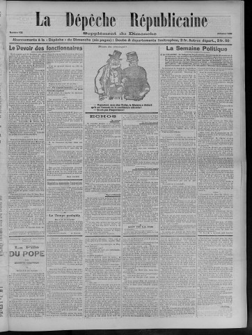 04/02/1906 - La Dépêche républicaine de Franche-Comté [Texte imprimé]