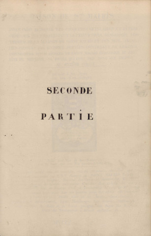 Ms 1199 - « Inventaire raisonné des chartes, cartulaires et titres originaux qui établissent la preuve de la généalogie historique de la maison de Saint-Mauris et des neuf branches connues qui en sont sorties, contenant sa filiation consécutive depuis Richard de Saint-Mauris, chevalier, et Adeline de Montjoye, sa femme, qui font des dons aux églises au onzième siècle..., par Charles-Emmanuel-Polycarpe, marquis de Saint-Mauris... » (1835)