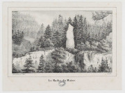 La Roche du moine [estampe] / lithographie de Dupuy  ; D. fils , Metz : [s.n.], [1800-1899]