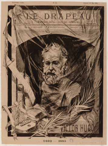 Victor Hugo [image fixe] / Rodin scp. ; Paul Merwart del , 1885