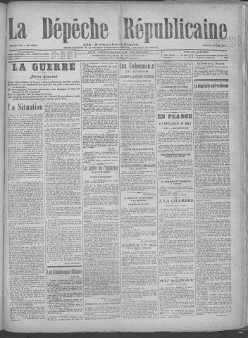 12/04/1918 - La Dépêche républicaine de Franche-Comté [Texte imprimé]