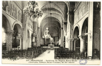 Besançon - Intérieur de l'Eglise Notre-Dame. (Ancienne Abbaye Saint-Vincent, du XIe siècle) [image fixe] , Besançon : Etablissements C. Lardier ; C.L.B, 1914/1923