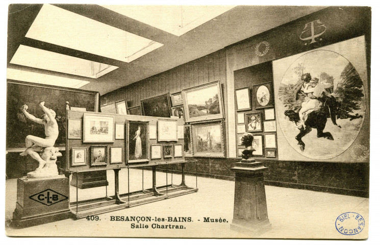 Besançon - Besançon - Musée. - Escalier des Salles de Peinture et de Sculpture. [image fixe] , Besançon : Etablissements C. Lardier - Besançon (Doubs), 1914/1930