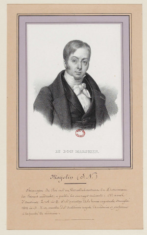 Le Docteur Marjolin [image fixe] , Paris, 1820/1840