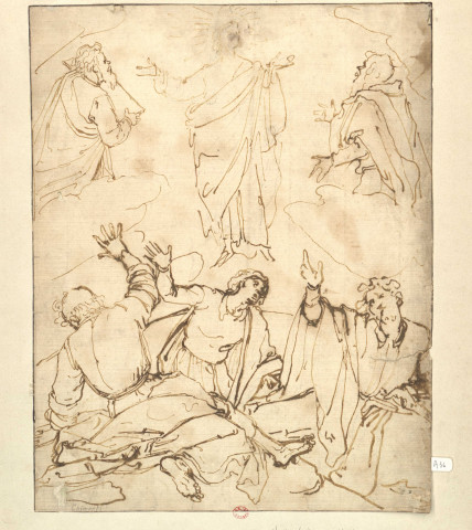 Christ et saints - La Transfiguration [Image fixe] , [S.l.] : [s.n.], [années 1575-1640?]