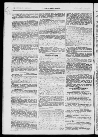 13/10/1867 - L'Union franc-comtoise [Texte imprimé]