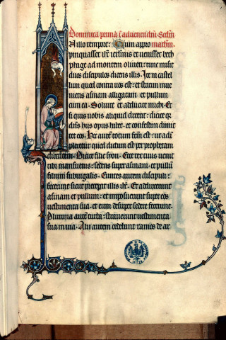 Ms 145 - Evangeliarium, ad usum Parisiensis dioecesis