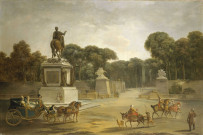 L'Entrée des Tuileries vue de la place Louis XV à Paris