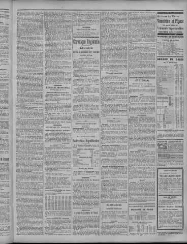 19/04/1910 - La Dépêche républicaine de Franche-Comté [Texte imprimé]