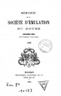 01/01/1883 - Mémoires de la Société d'émulation du Doubs [Texte imprimé]