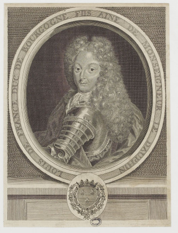 LOUIS DE FRANCE DUC DE BOURGOGNE FILS AINE DE MONSEIGNEUR LE DAUPHIN
