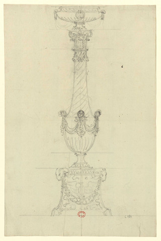 Torchère [Dessin] , [S.l.] : [s.n.], [1750-1799]