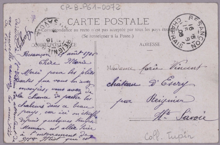 Besançon - L'Avenue Carnot [image fixe] , 1904/1906