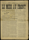 Le Midi au Front [Texte imprimé] : Journal du 296eme [deux-cent-quatre-vingt-seizième] d'infanterie et de troupes de brigade /