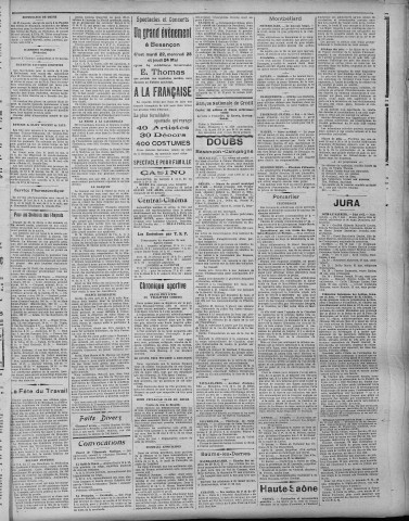 20/05/1928 - La Dépêche républicaine de Franche-Comté [Texte imprimé]
