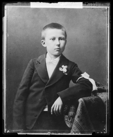 Reproduction du portrait d'un jeune garçon