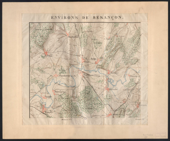 Environs de Besançon [Document cartographique] , 1900/1999