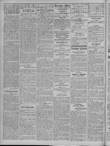 26/12/1912 - La Dépêche républicaine de Franche-Comté [Texte imprimé]