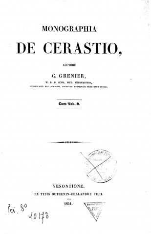 28/05/1841 - Mémoires de la Société d'émulation du Doubs [Texte imprimé]