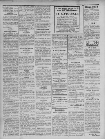 15/07/1929 - La Dépêche républicaine de Franche-Comté [Texte imprimé]
