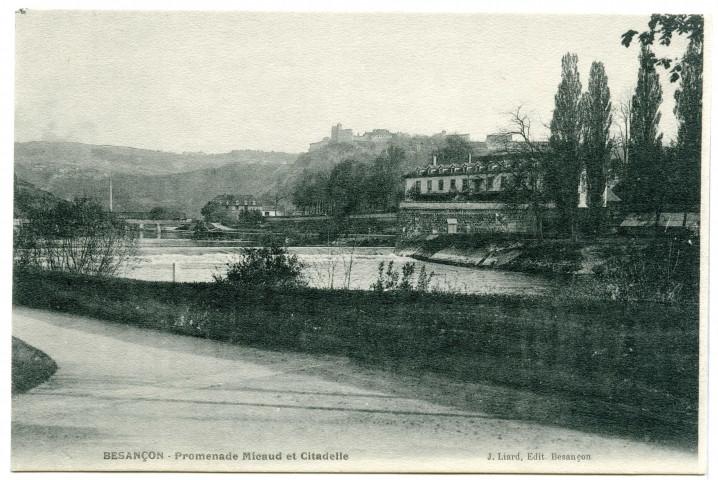 Besançon. Promenade Micaud et Citadelle [image fixe] , Besançon : J. Liard, 1901/1908