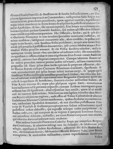 Beatissime Pater. Hic tota Sequanorum Provincia... [Signé : Richard]