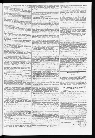 05/12/1839 - Le Progrès de Besançon et de la Franche-Comté