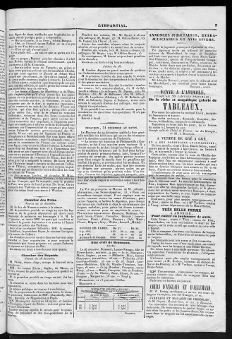 31/12/1844 - L'Impartial [Texte imprimé] : feuille politique, littéraire et commerciale de la Franche-Comté