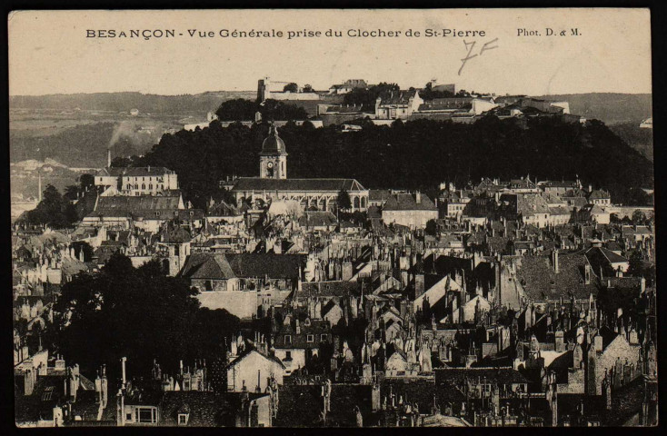 Besançon - Vue générale prise du clocher de St-Pierre [image fixe] , 1903/1930