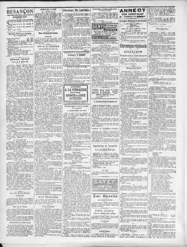 20/07/1924 - La Dépêche républicaine de Franche-Comté [Texte imprimé]