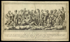 Deorum concilium [image fixe] / Raphael Sanctius Urbinas inventor. Nicolaus Dirigny Gall. delin et inc , 1693