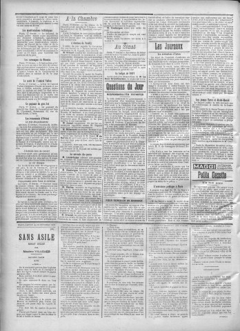28/02/1897 - La Franche-Comté : journal politique de la région de l'Est