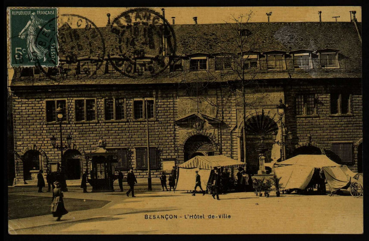 Besançon - Besançon - L'Hôtel de-Ville. [image fixe] , Besançon, 1904/1909