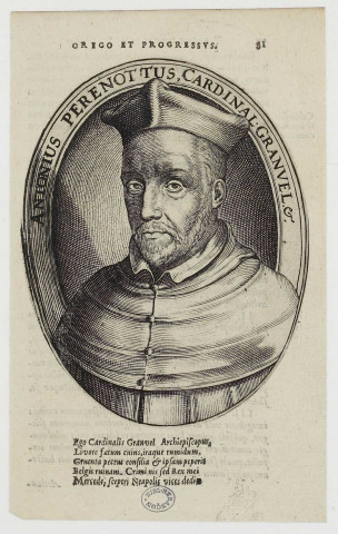 Antonius Perenottus, Cardinal Granvel [image fixe] , 1600/1699
