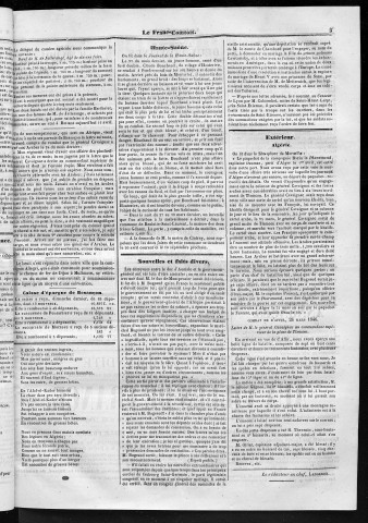 11/04/1846 - Le Franc-comtois - Journal de Besançon et des trois départements