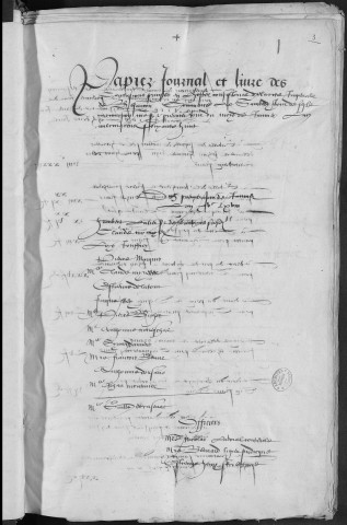 Registre des délibérations municipales 1er janvier 1569 - 31 décembre 1570