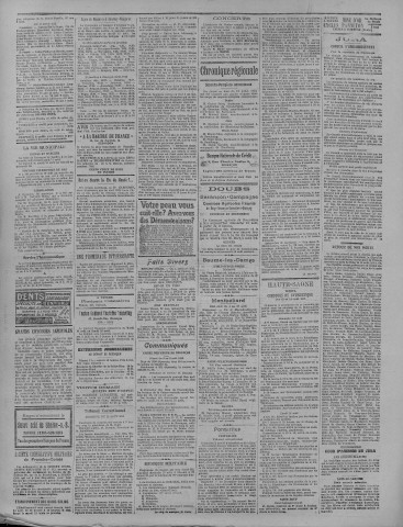 13/08/1922 - La Dépêche républicaine de Franche-Comté [Texte imprimé]