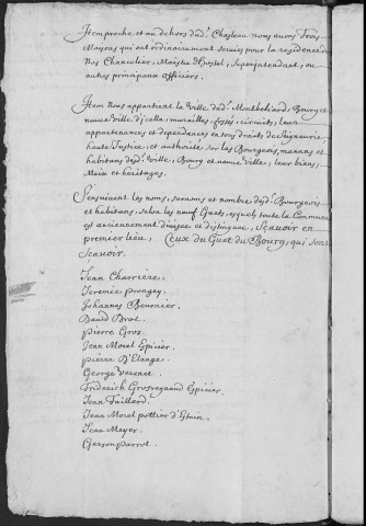 Ms Duvernoy 65 - Dénombrement du comté de Montbéliard effectué en 1681 par Frédéric-Charles, duc de Wurtemberg, lequel administrait le comté en qualité de curateur de son cousin mineur Léopold-Eberhard, comte de Montbéliard