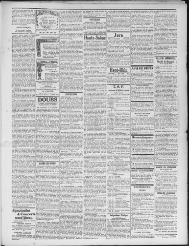 25/01/1933 - La Dépêche républicaine de Franche-Comté [Texte imprimé]