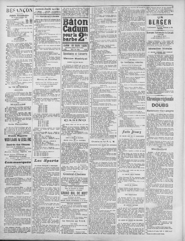 25/09/1926 - La Dépêche républicaine de Franche-Comté [Texte imprimé]